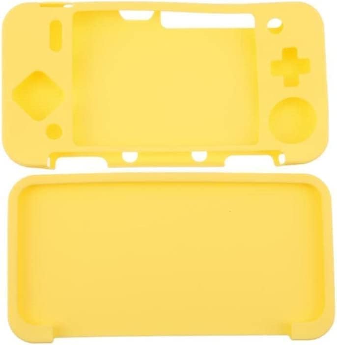 Silicone Soft Rubber Protector Case for New 2DS XL LL Game Console (Yellow) R3577