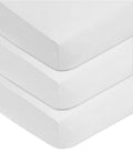 3 Pack White Fitted Crib Sheets 52x28" P78570