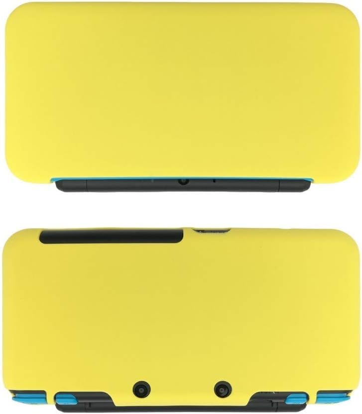 Silicone Soft Rubber Protector Case for New 2DS XL LL Game Console (Yellow) R3577