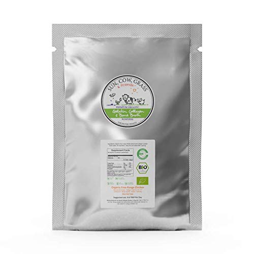 Organic Free Range Chicken Bone Broth Powder 1LB D4236