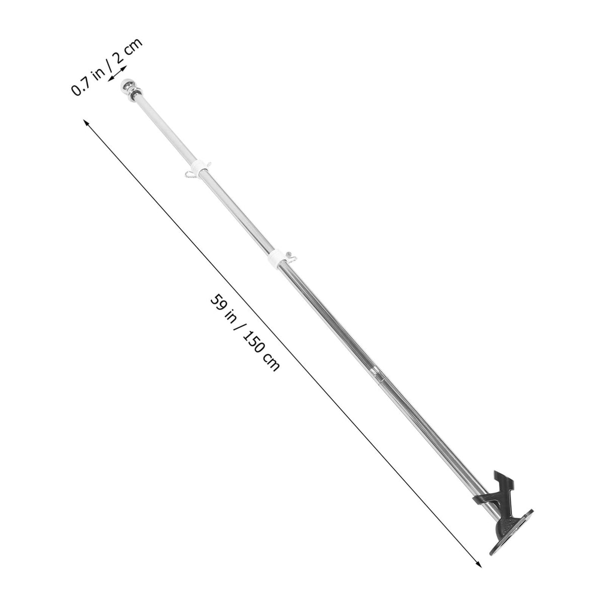 1.5m Stainless Steel Flag Pole Set P515