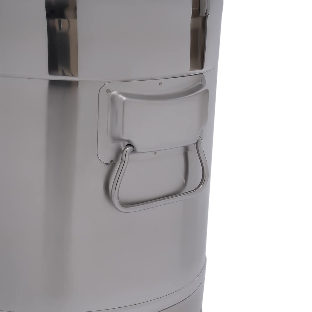 7.4 Gal Stainless Steel Milk Can with Faucet J398