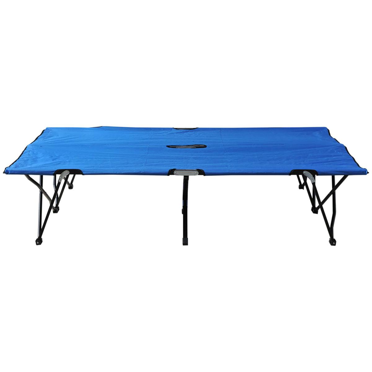 2 Person Folding Camping Cot with Carry Bag G32458