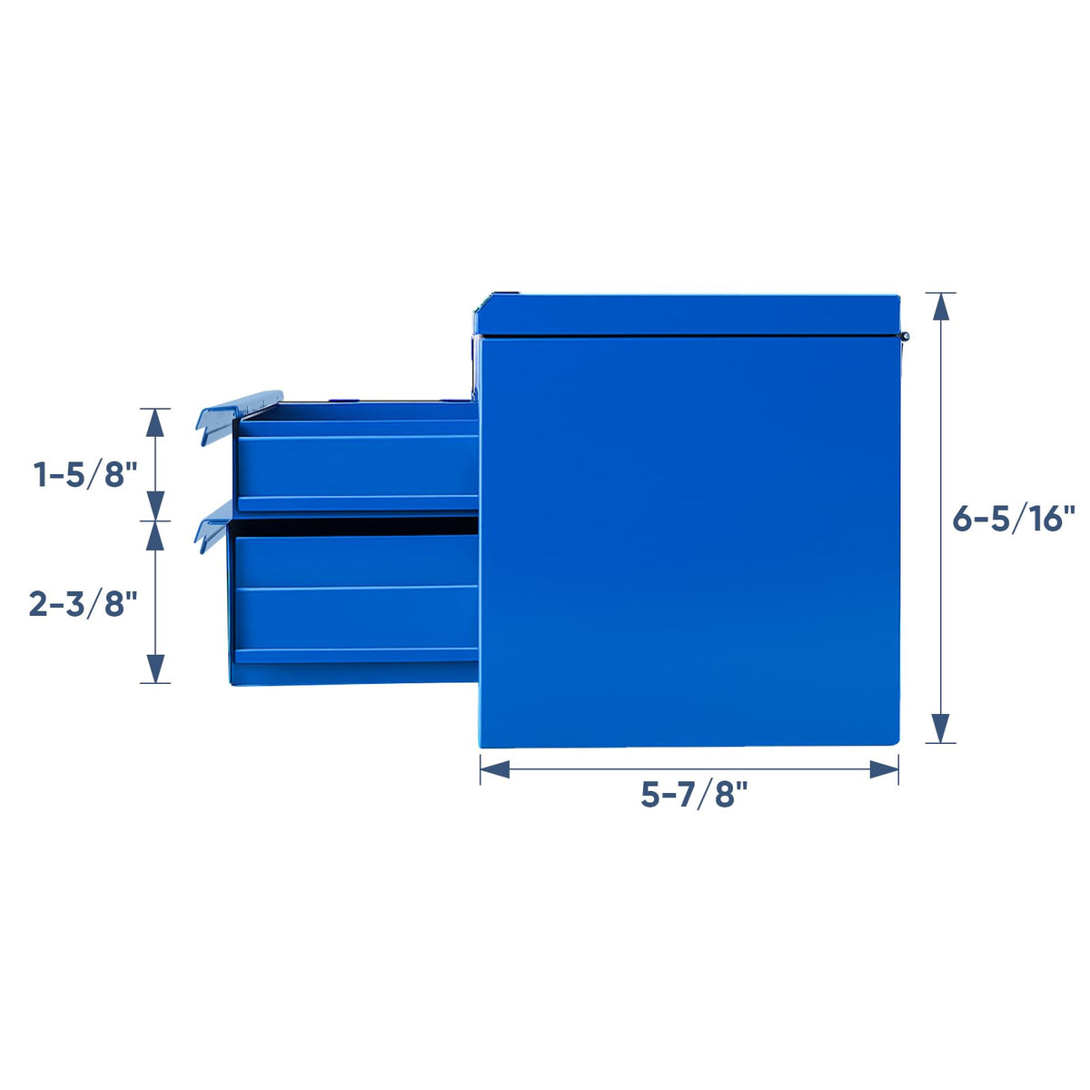 Pink 2 Drawer Metal Mini Tool Box C67039