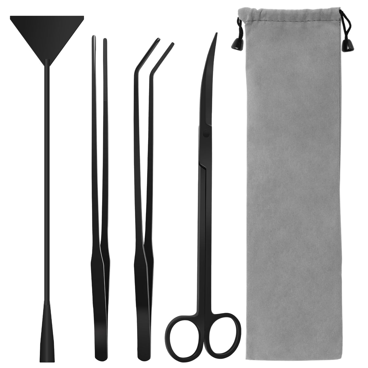 4 in 1 Stainless Steel Aquarium Aquascape Tools Kit F618