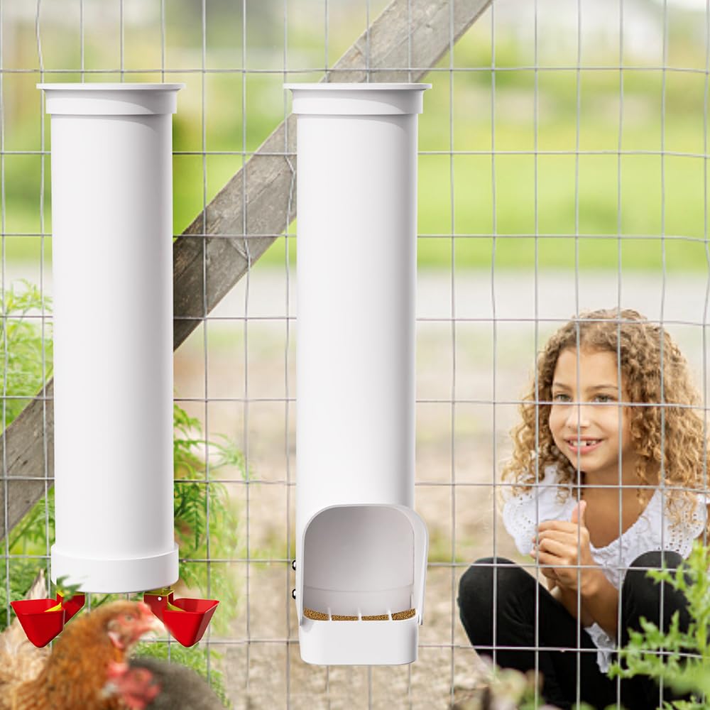 Automatic 7lb PVC Chicken Feeder J998