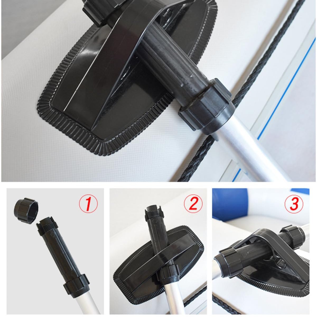 2 Pcs Aluminum Alloy Kayak Paddles F4952