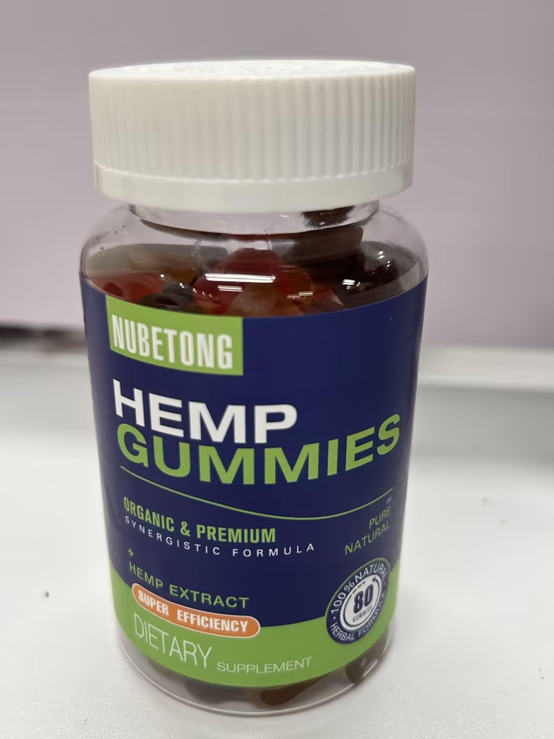 Organic Hemp Gummies Supplement 2 Packs H366536