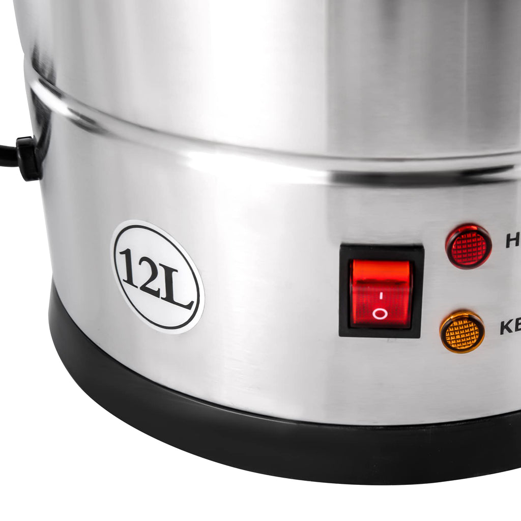 12L Stainless Steel Commercial Coffee Urn with Temp Control G846