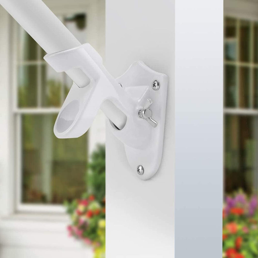 Heavy Duty Flag Pole Holder Wall Mounting Bracket 1" E433