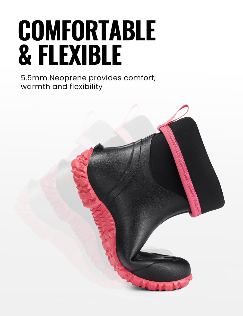 Waterproof Rubber Work Boots Y323667