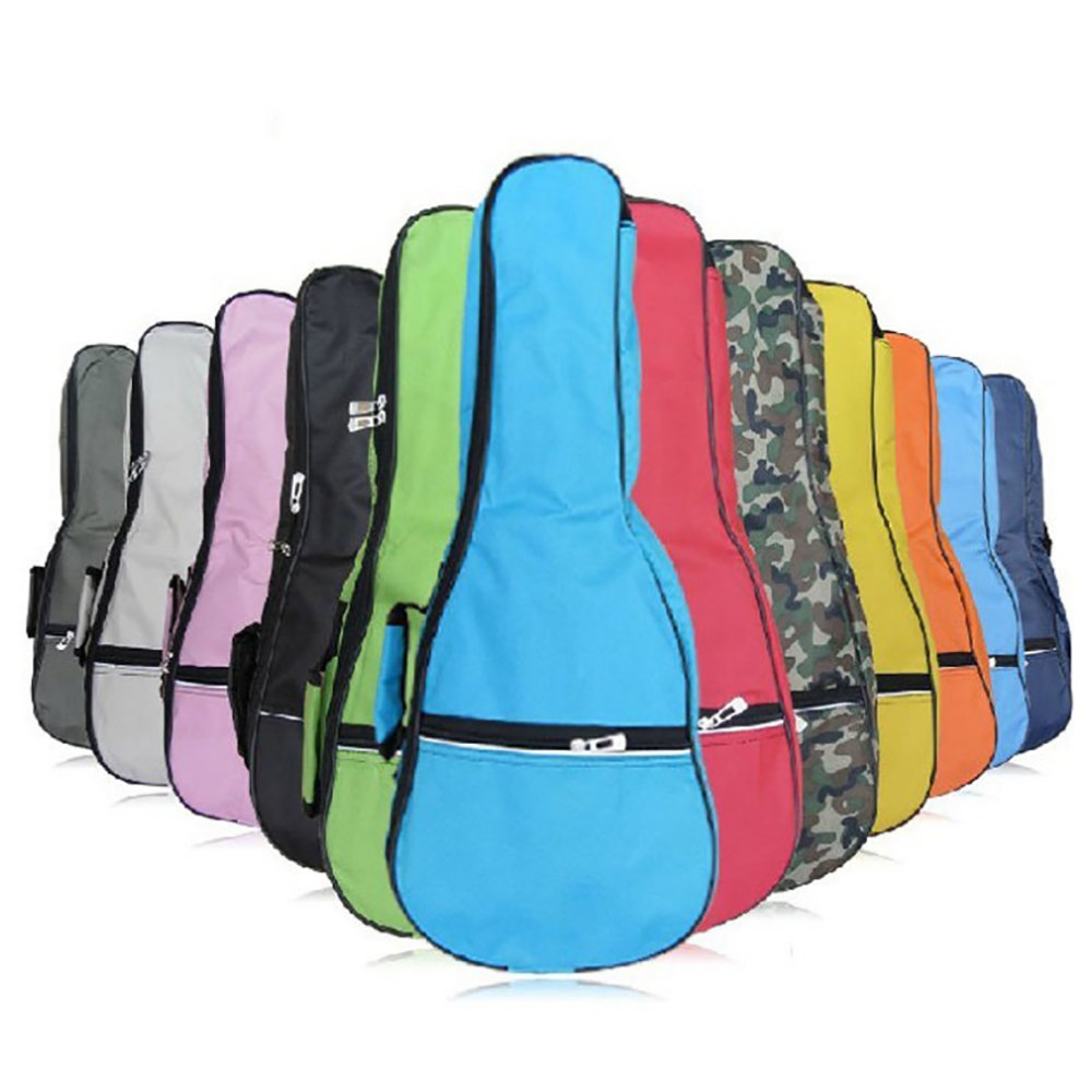 Waterproof Colorful Ukulele Case Bag with Storage 21in H713994