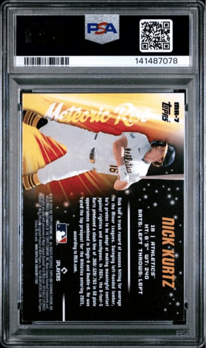 2025 Topps Bowman Chrome Mega Box Baseball Card PSA 10 C765690
