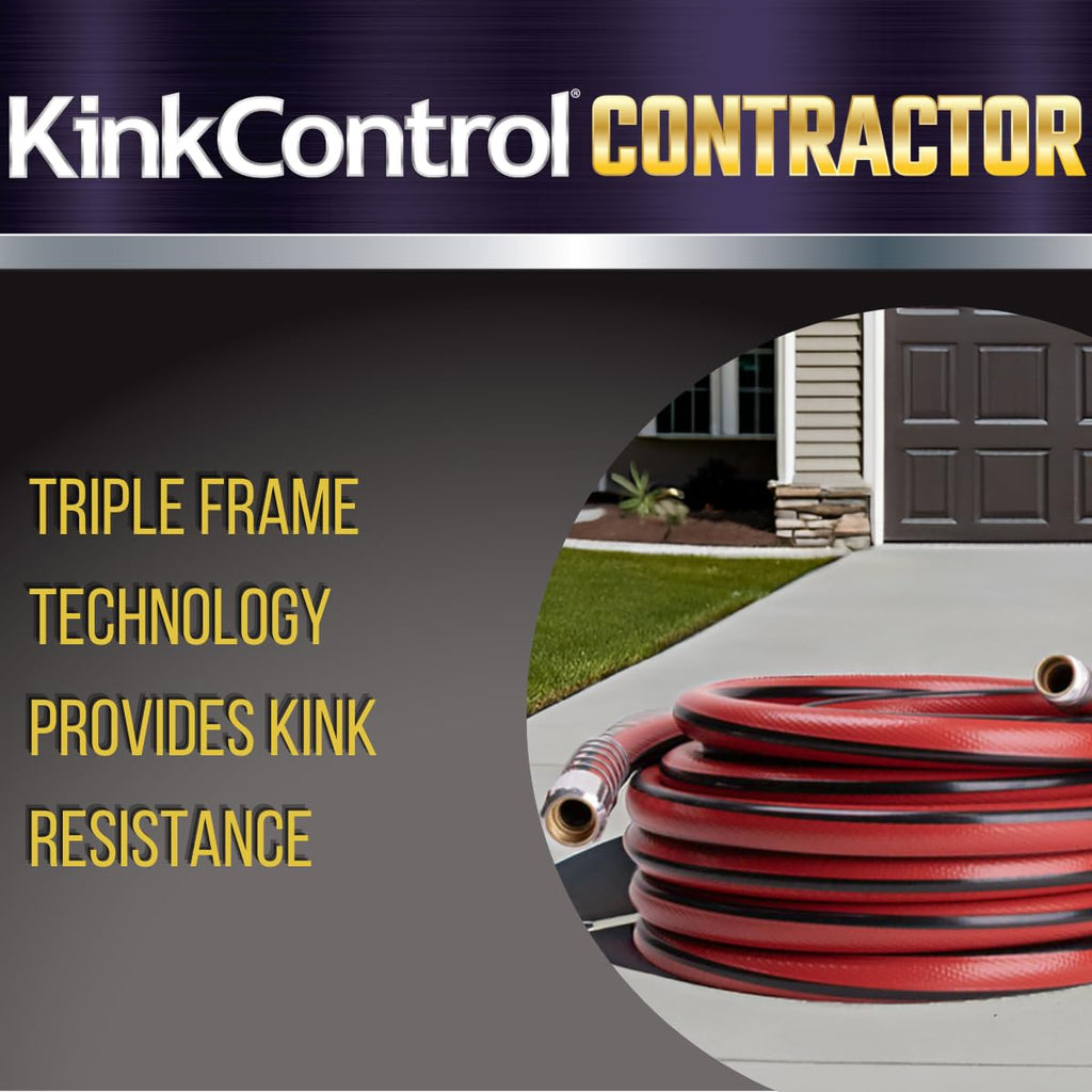 Contractor Grade Hose with Spring Coil and Crush Resistant Couplings 3/4 x 50 ft N359