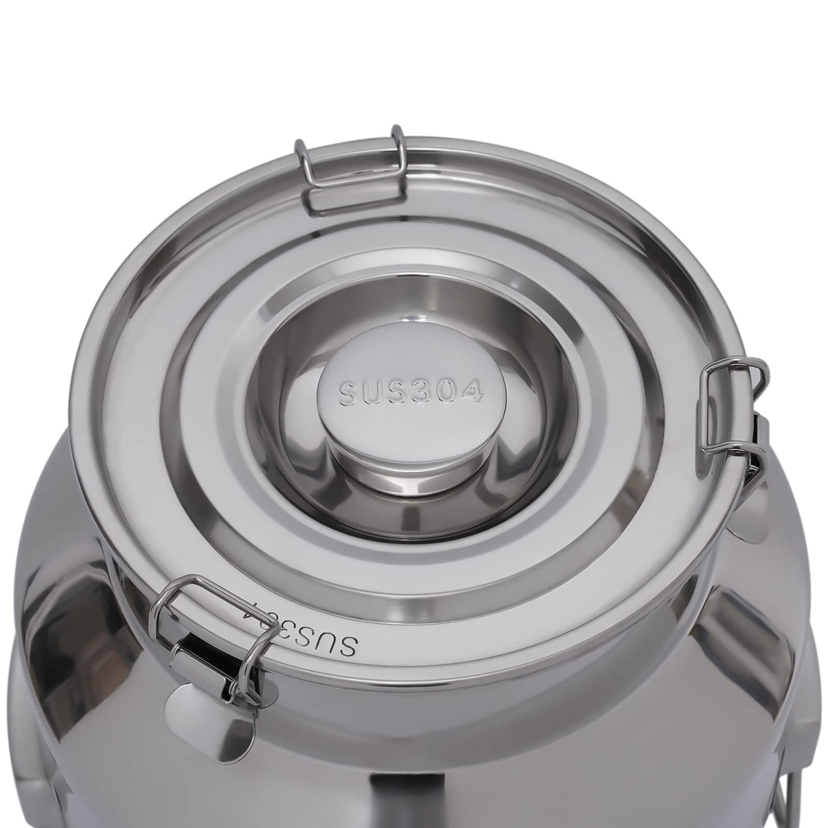 7.4 Gal Stainless Steel Milk Can with Faucet J398