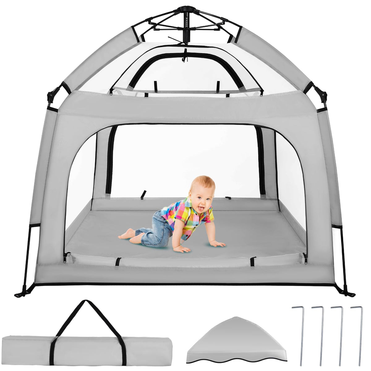 Baby Playpen with Canopy H523