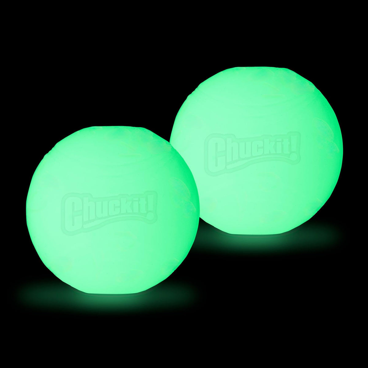 Max Glow Bouncy Ball for Dogs, Medium, 2.5in, 2 Pack D887408