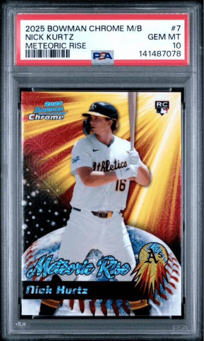 2025 Topps Bowman Chrome Mega Box Baseball Card PSA 10 C765690