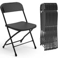 Plastic Folding Chairs Set of 10 W96331