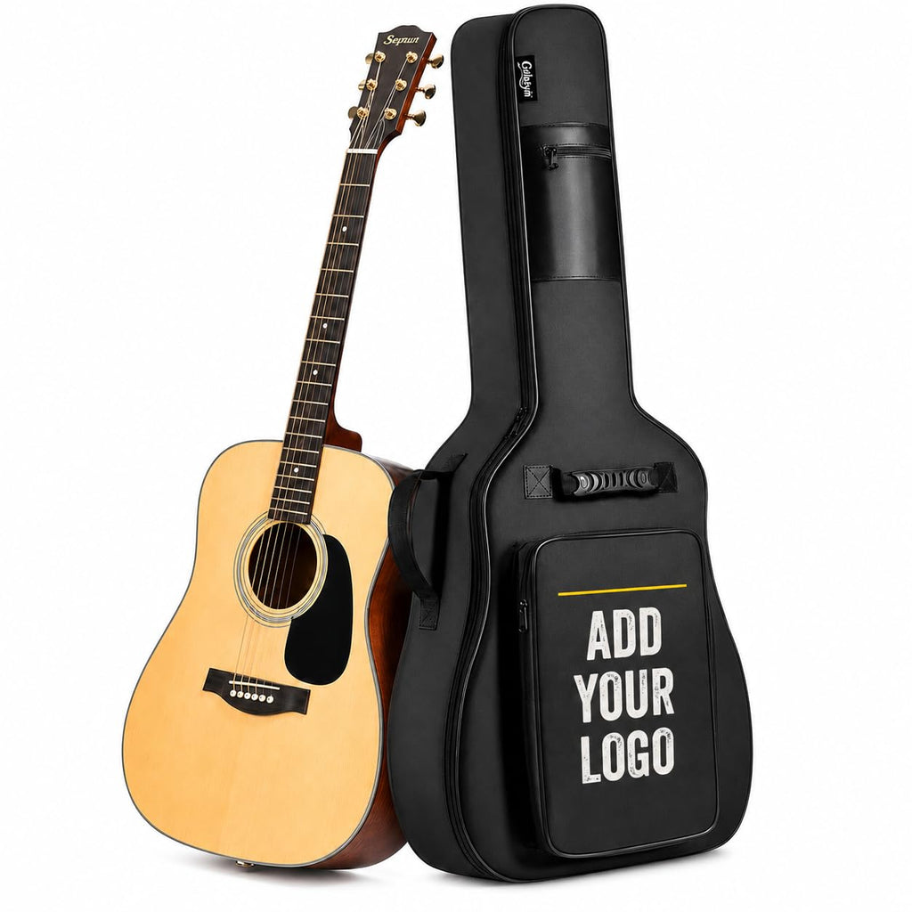 Soft Water Resistant Padded Guitar Gig Bag with Shoulder Straps and Pockets H243908