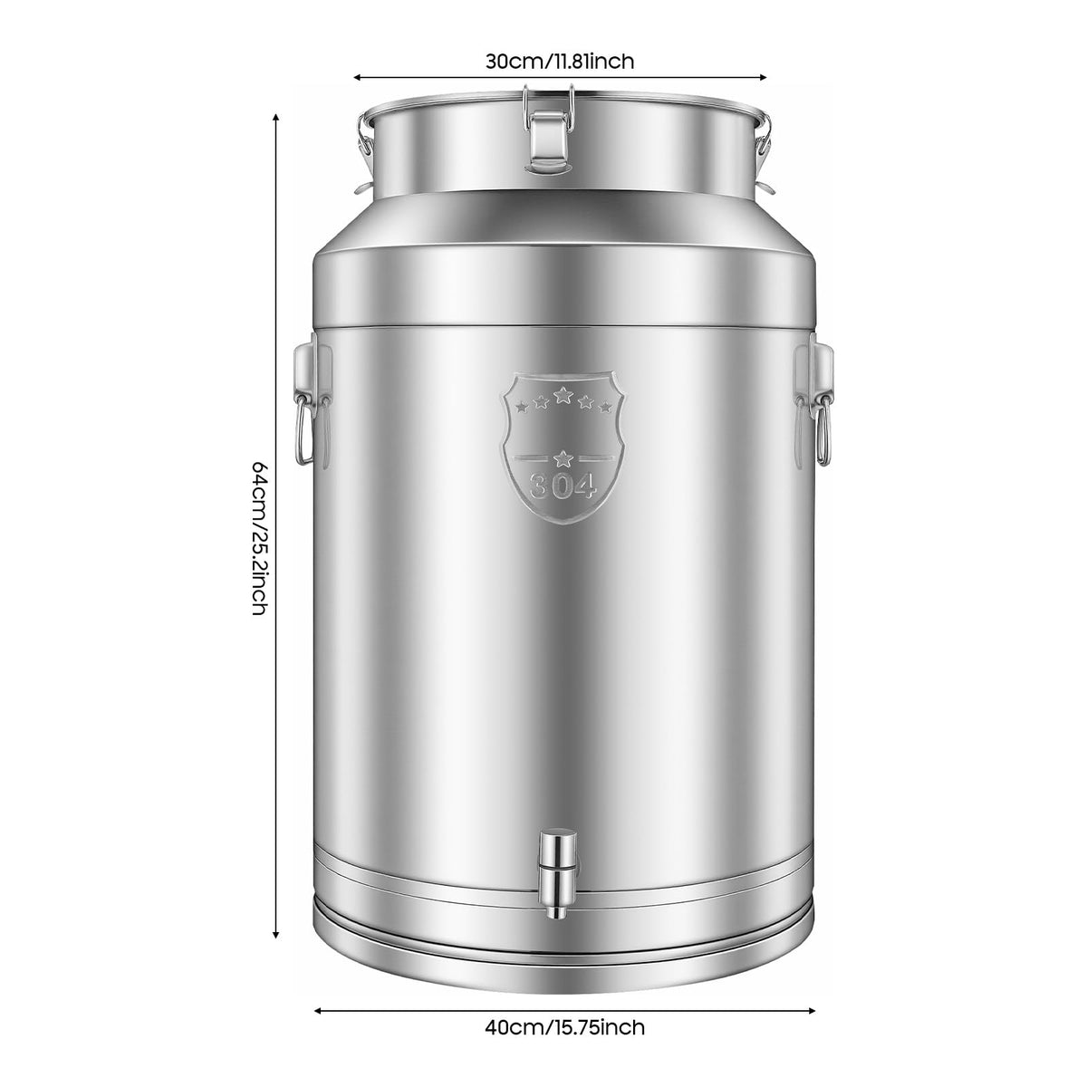 20Gal Stainless Steel Water Dispenser with Faucet S494