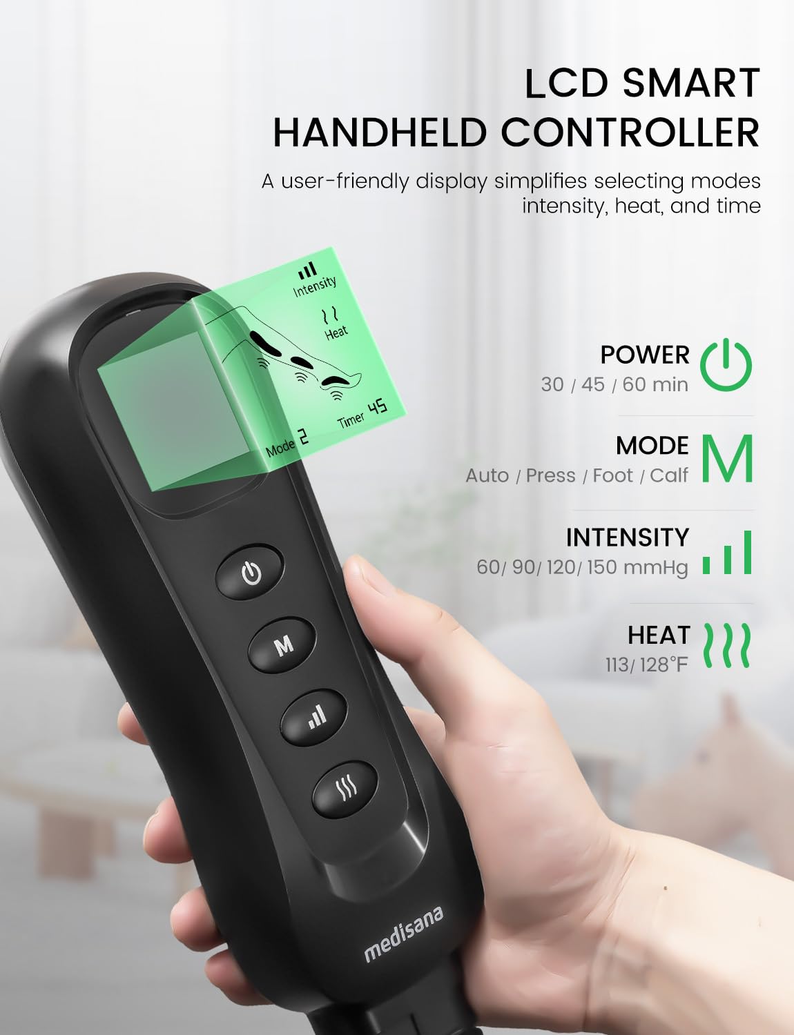 Leg Compression Massager with Heat G3466