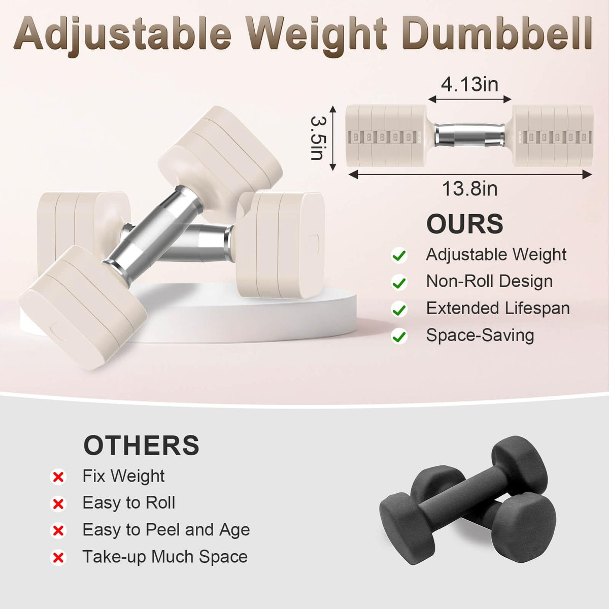 Adjustable Dumbbell Set W629142