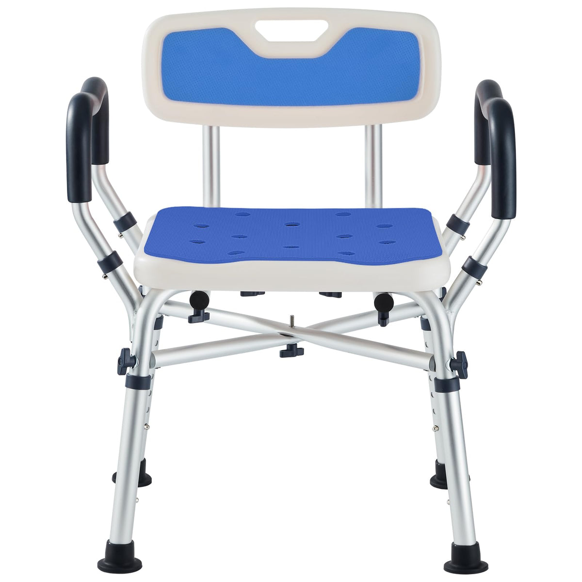 Blue Adjustable Shower Chair X9435