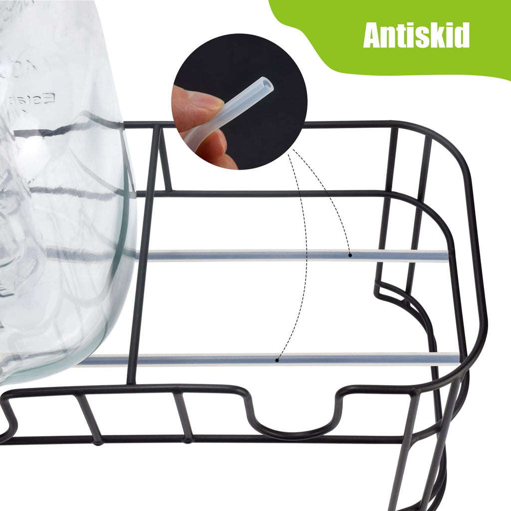 1 Gallon Glass Drink Dispenser with Stand and Spigot R962195