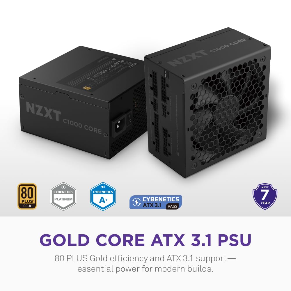 1000W ATX 3.1 80+ Gold Power Supply B177704