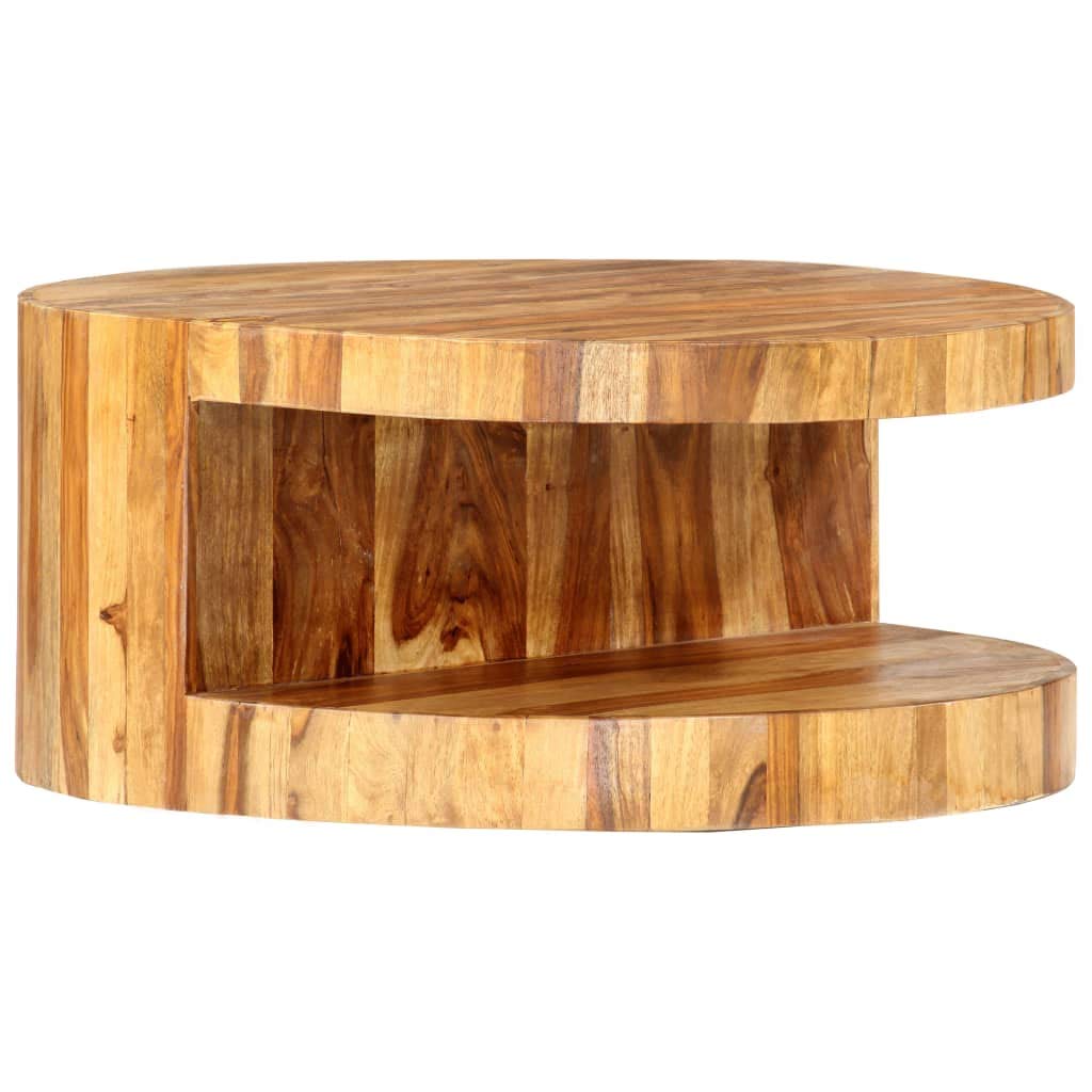 Natural Solid Sheesham Wood Coffee Table F283