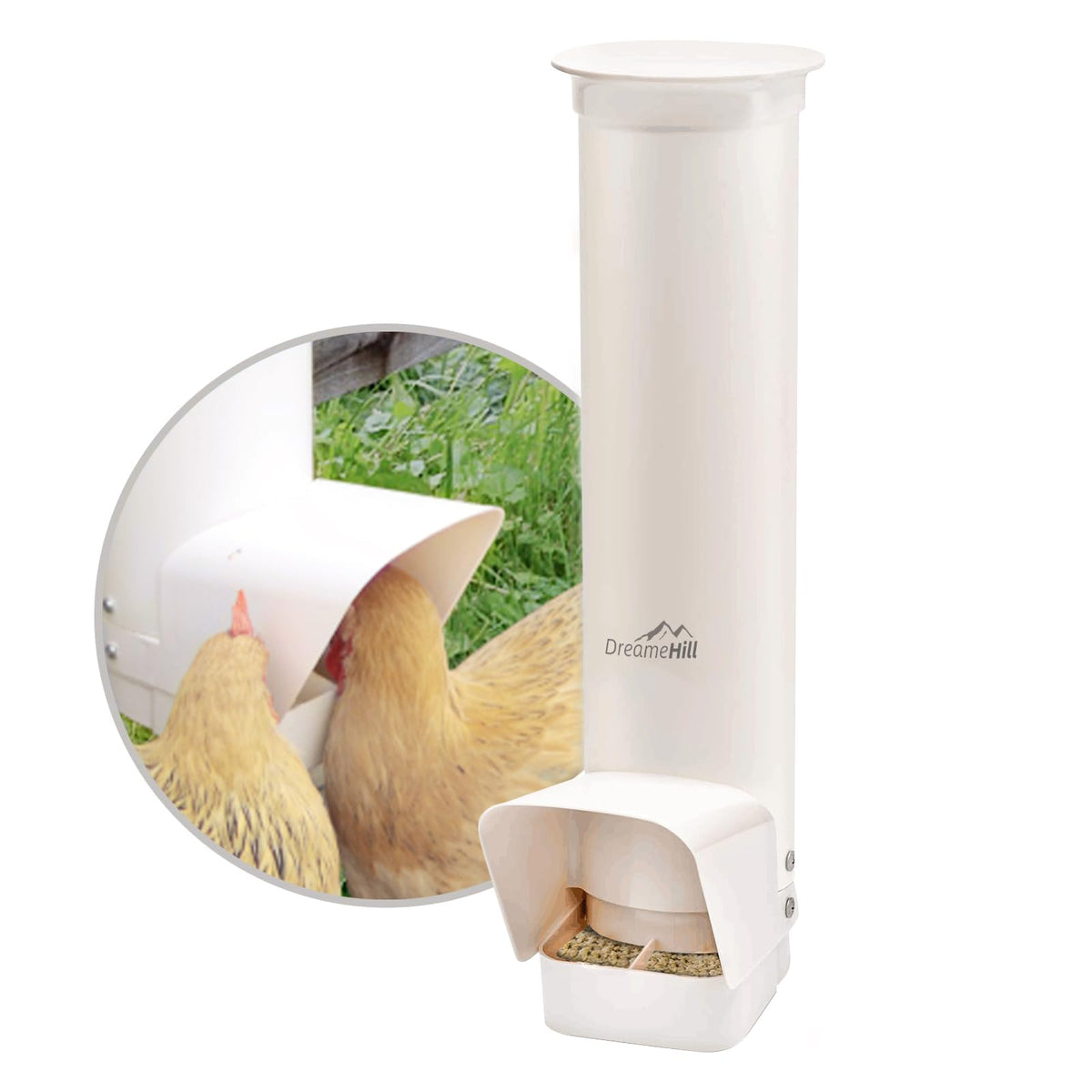 Automatic 7lb PVC Chicken Feeder J998