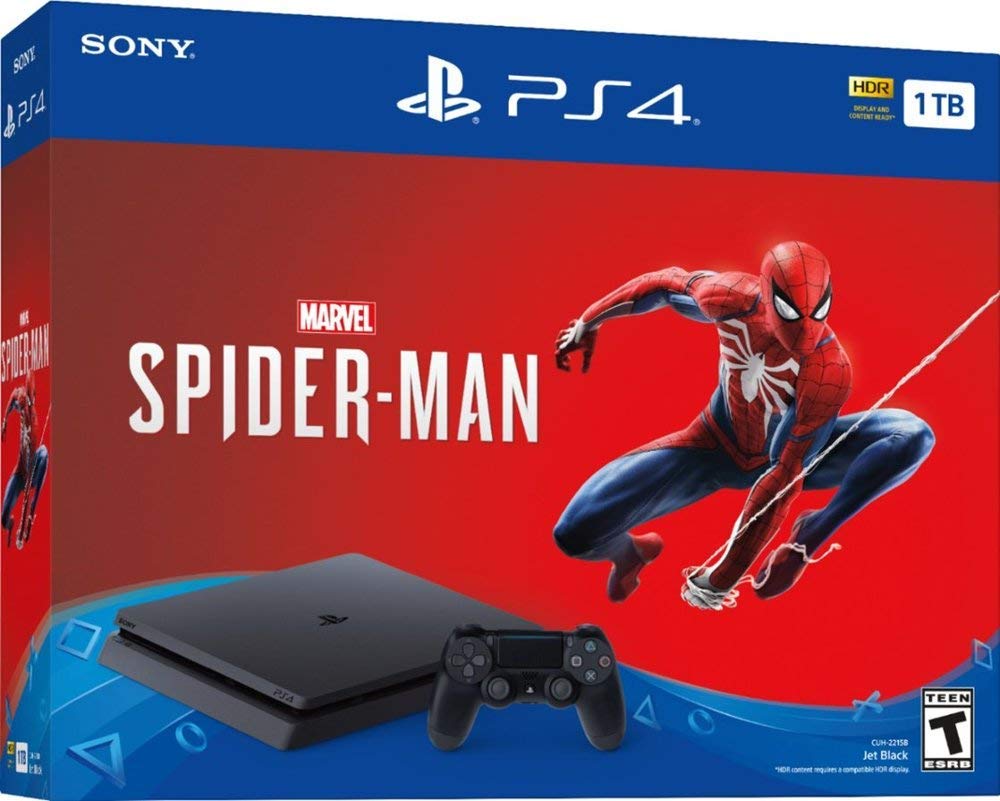 Playstation 4 1TB Jet Black Console with Wireless Controller K112
