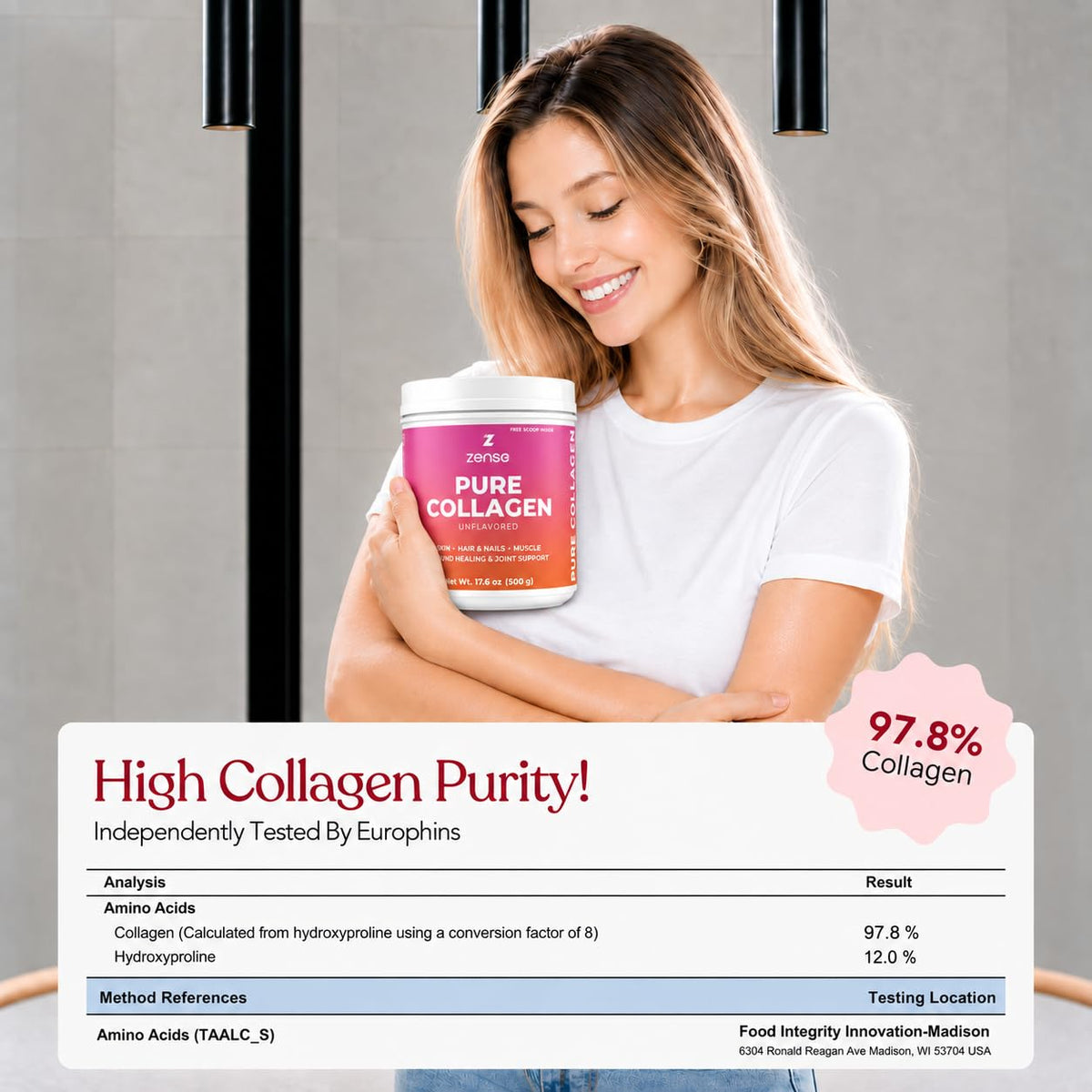 Hydrolyzed Collagen Powder 500 g C848