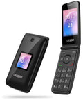 Black 4G LTE Unlocked Flip Phone Q446
