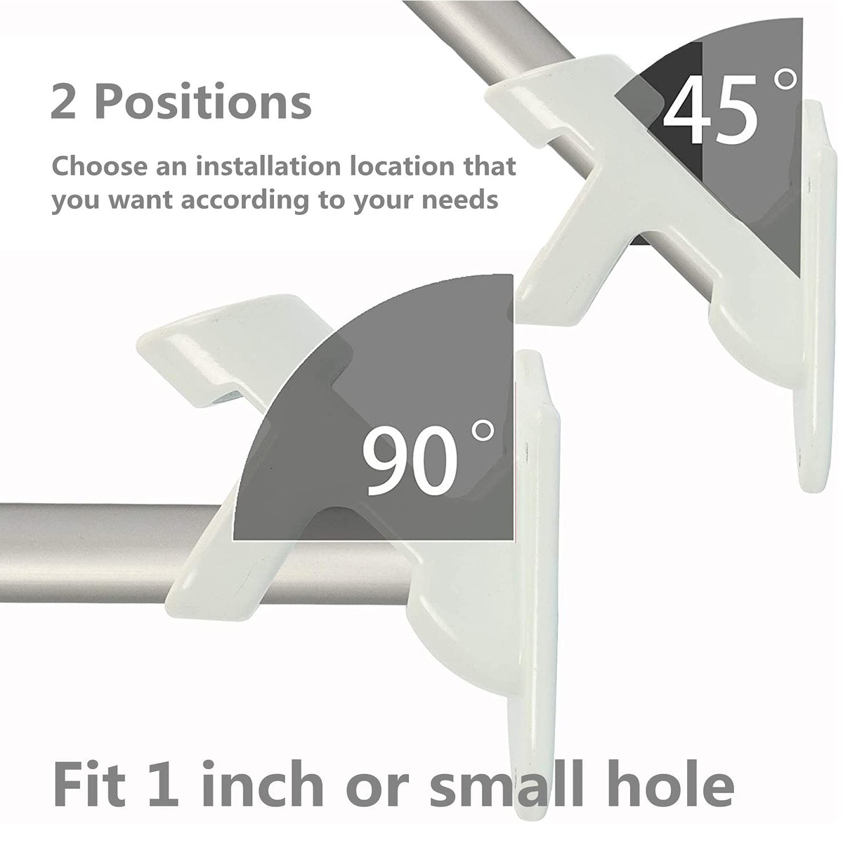 Heavy Duty Flag Pole Holder Wall Mounting Bracket 1" E433