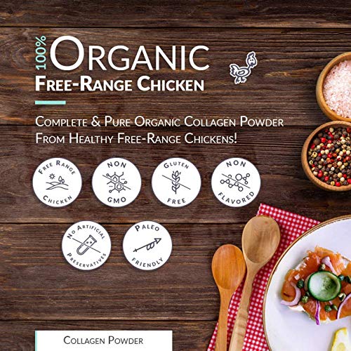 Organic Free Range Chicken Bone Broth Powder 1LB D4236