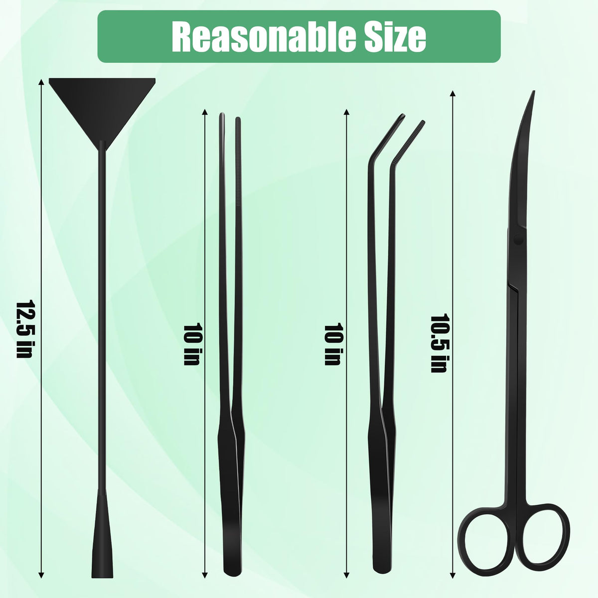 4 in 1 Stainless Steel Aquarium Aquascape Tools Kit F618