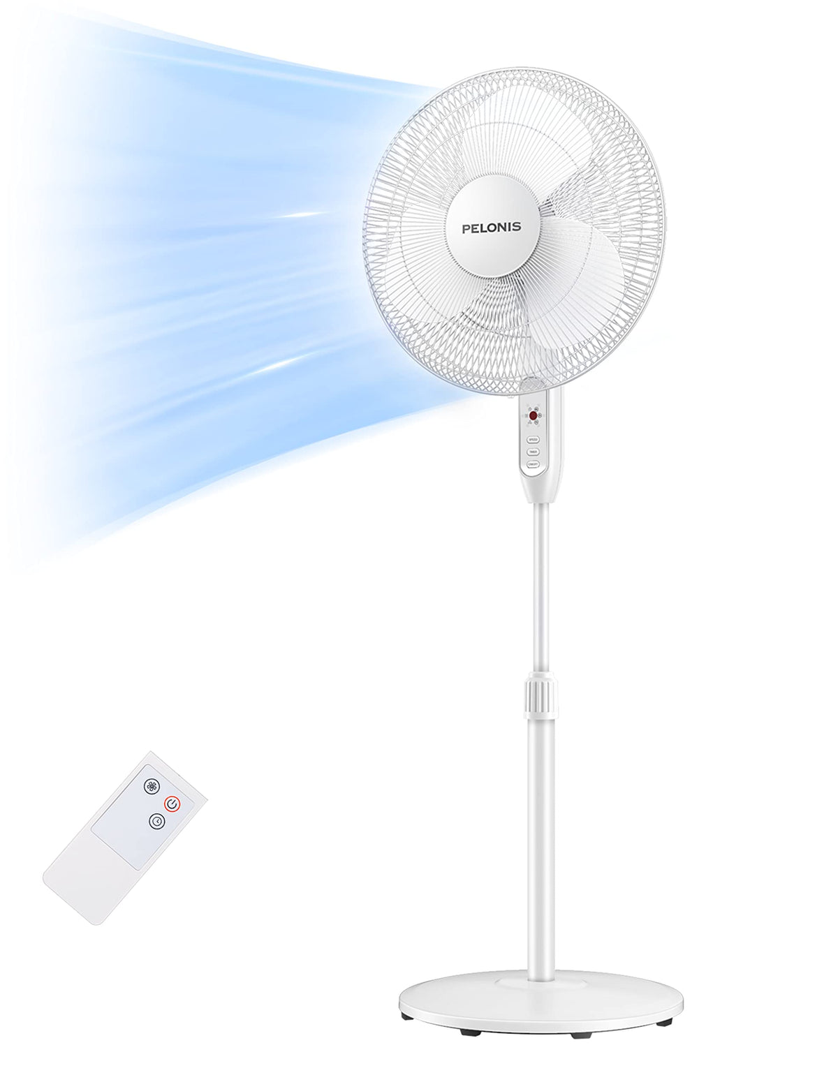 16'' Oscillating Pedestal Fan and 12-Inch Oscillating Table Fan I7209