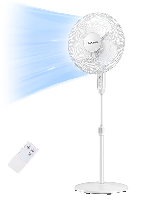 16'' Oscillating Pedestal Fan and 12-Inch Oscillating Table Fan I7209