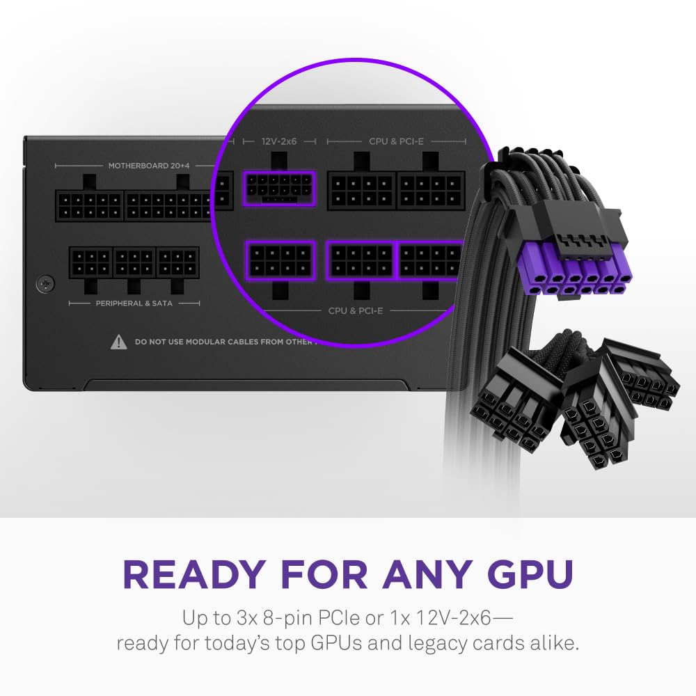 1000W ATX 3.1 80+ Gold Power Supply B177704