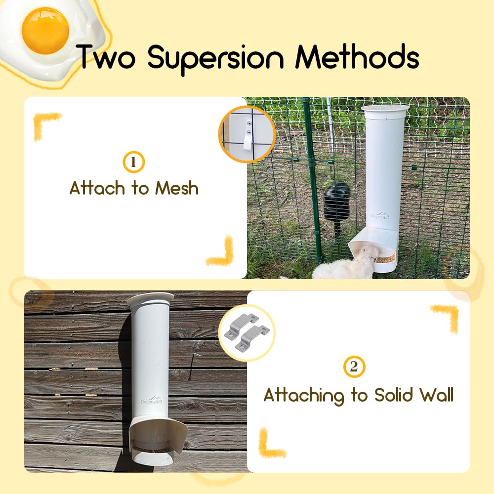 Automatic 7lb PVC Chicken Feeder J998