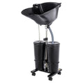 Portable Shampoo Basin with 2 Buckets, Height Adjustable P3675