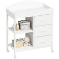 White 3 Drawer 2 Shelf Changing Table E41872