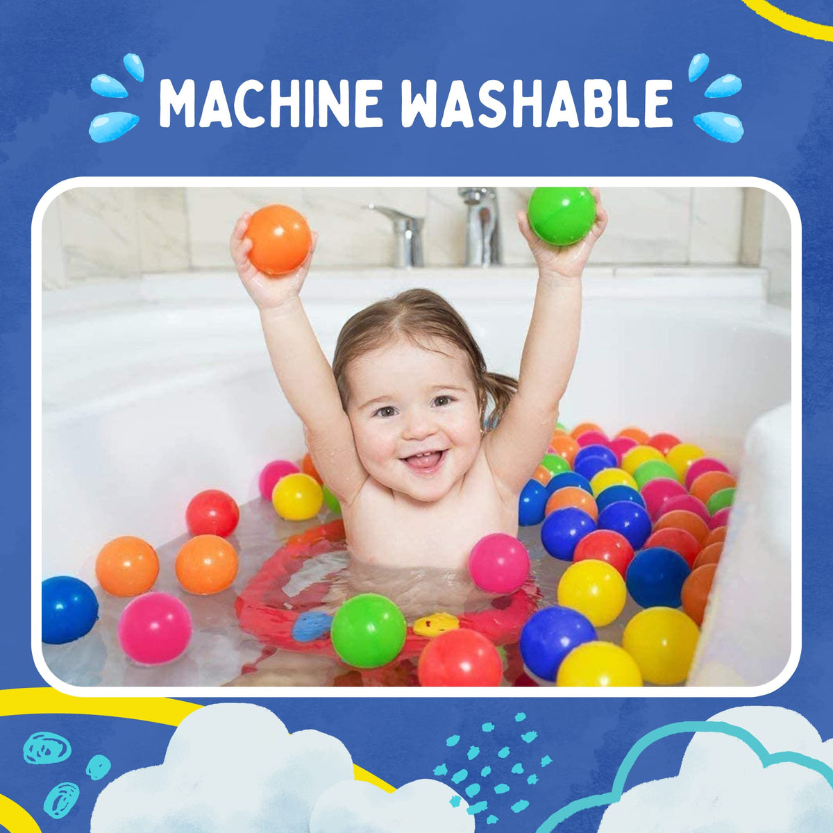 200 Count Plastic Ball Pit Balls K529115