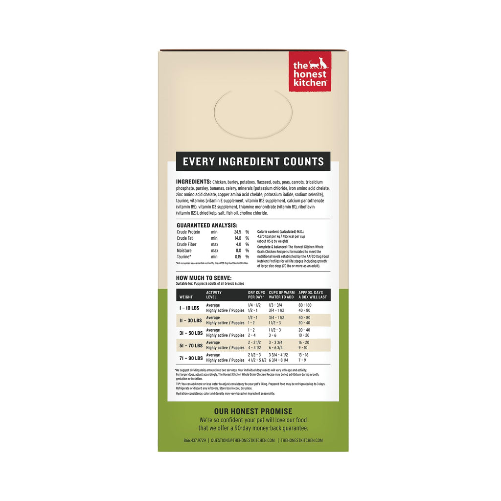 Whole Grain Chicken Recipe Dehydrated Dog Food 10 lb S653