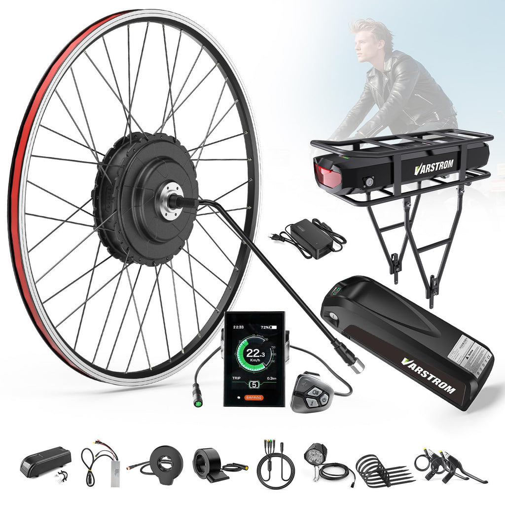 48V 750W Electric Bicycle Conversion Kit Rear Hub Motor Wheel Q832