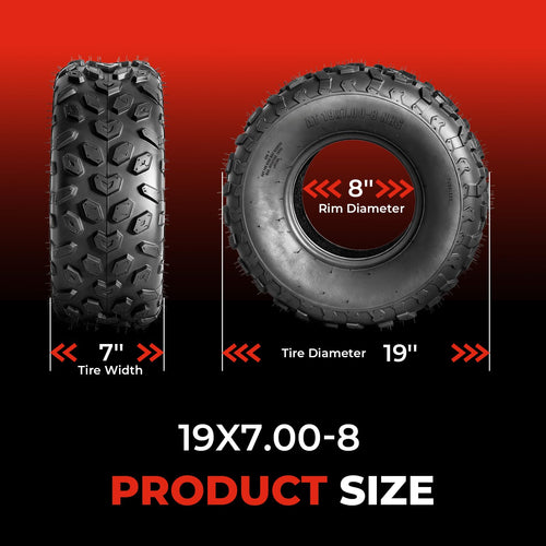 19x7-8 ATV/UTV Tires Set of 2 V706