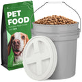 Airtight Pet Food Storage Container 25 lbs Grey F30902