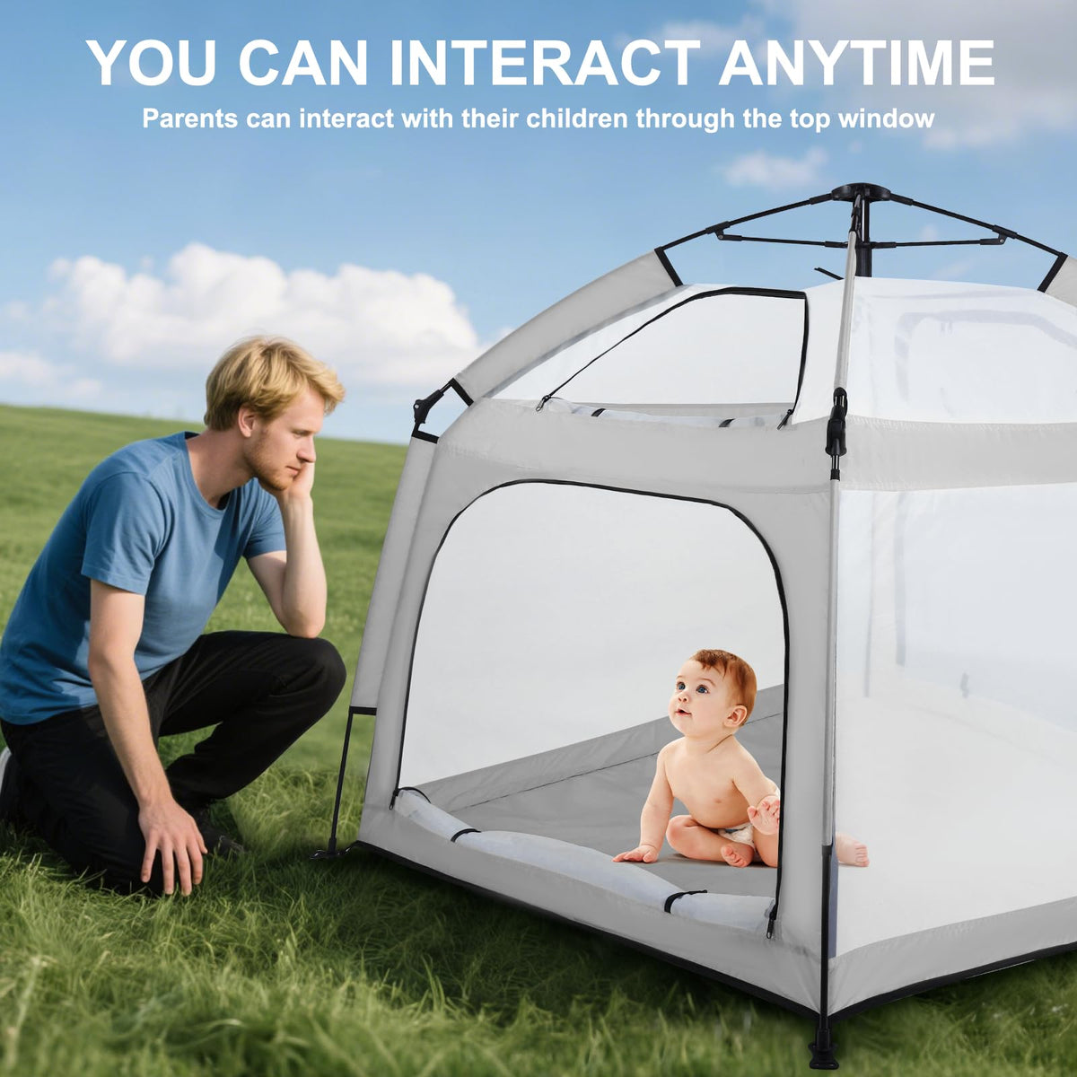 Baby Playpen with Canopy H523